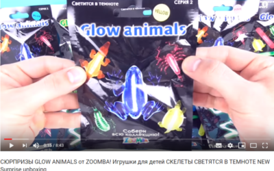 Новая распаковка-сюрприз Glow Animals от ZOOMBA